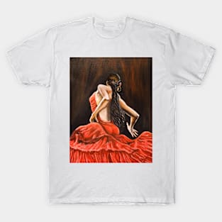 SPANISH DANCER IN RED T-Shirt